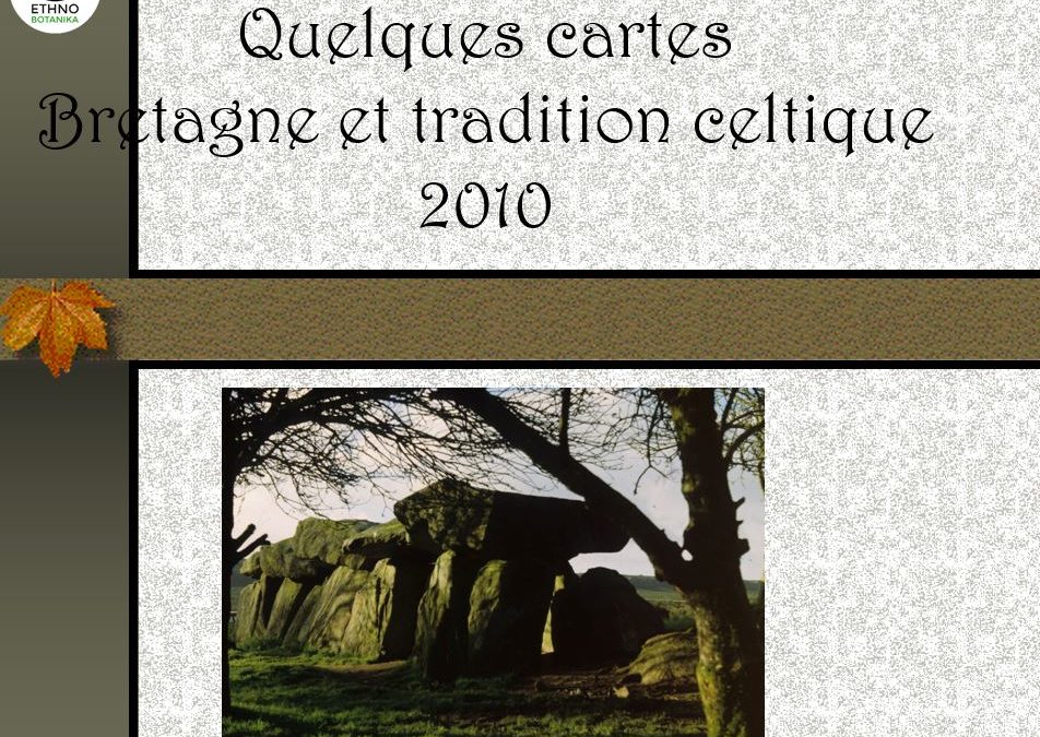 Conférence – Bretagne et traditions celtiques cartes 2010