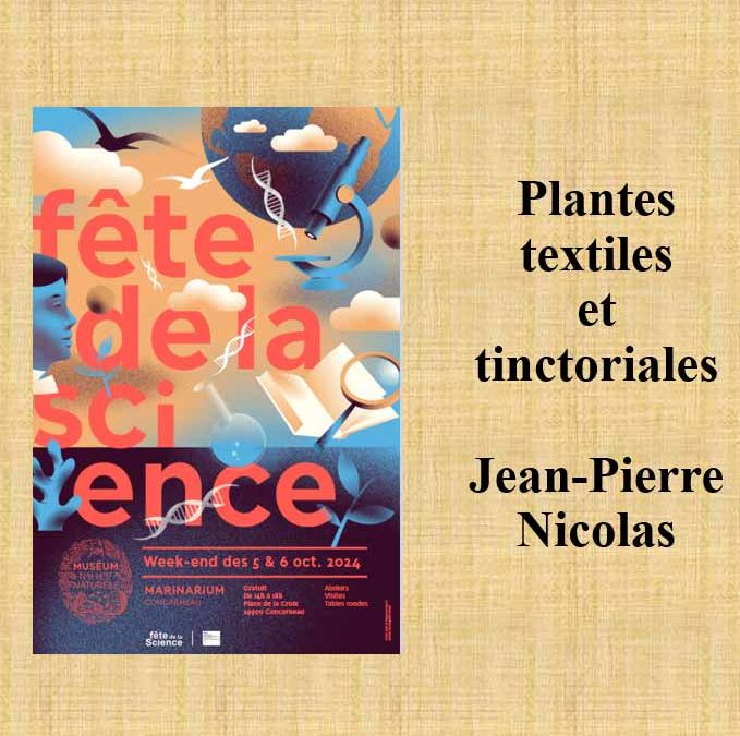 Conférence – Plante textile tinctoriale